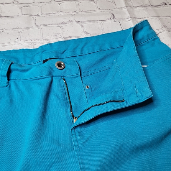 Faded Glory Turquoise Blue Shorts - Rhinestone Accents - Size 20W - Picture 5 of 10